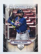 2021 Topps Series 2 Baseball DH Debuts Black Parallel #DHD-1 MARCELL OZUNA /299