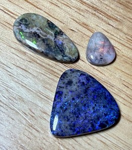 Amazing Andamooka OPAL!  3 Opals, 3 sizes, 3 times the AMAZING!