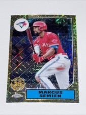 2022 Topps Chrome Silver Pack Mojo #T87C-70 Marcus Semien Toronto Blue Jays