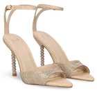 EXE W47006256Z36 JOY 625 HIGH HEELS SANDALS BUCKLE STRAP GOLD