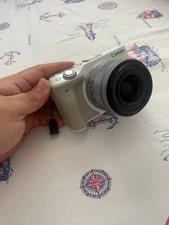 Canon EOS M3 Mirrorless SLR Camera  Lens Kit White EF-M15-45mm F3.5-6.3 IS STM