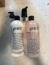 Philosophy Amazing Grace 32 oz Lotion  Shower Gel Set NEW Sealed Pumps...