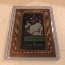 2024 TOPPS ALLEN AND GINTER MINI STAINED GLASS #160 Randy Arozarena SSP !