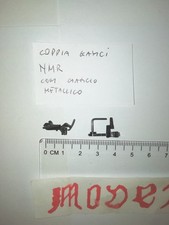 RIVAROSSI- RICAMBIO-COPPIA GANCI NMRA CON CORRIMANO METALLICO HO NUOVI