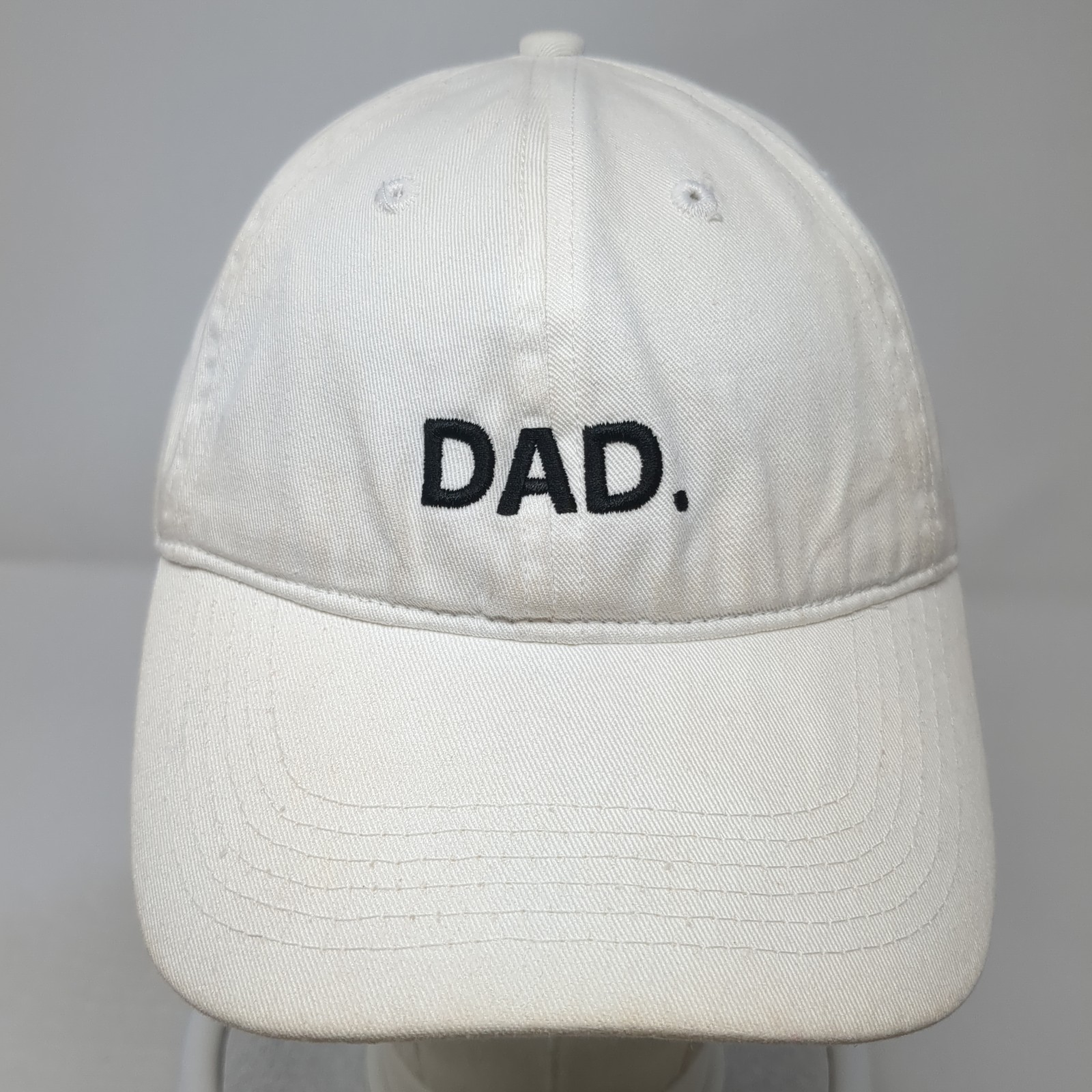 Dad Slideback Hat Solid White One Size Adjustable… - image 2