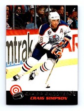 #30 1992-93 Score Sharp Shooters  Craig Simpson Oilers