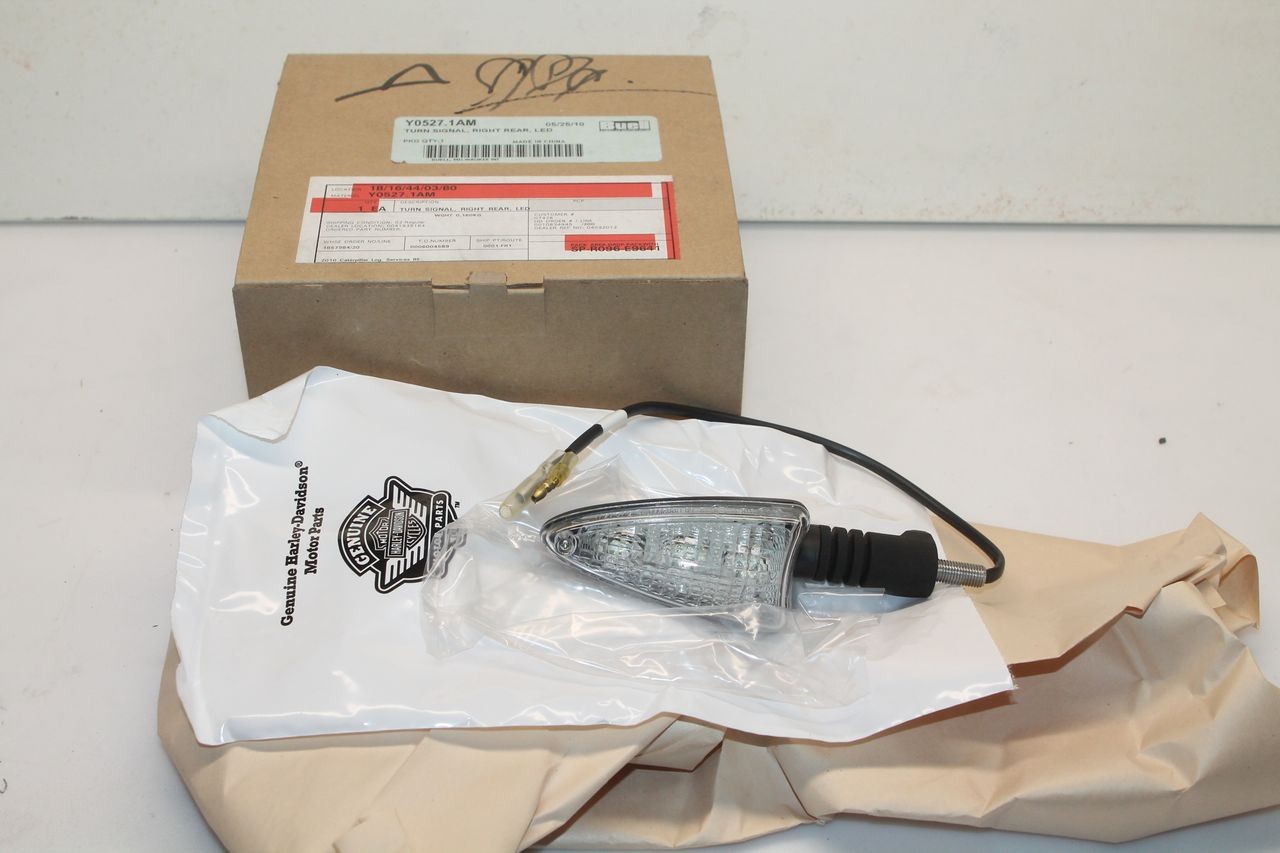 Clignotant LED arrière droit étanche pour moto Buell 1125R CR noir