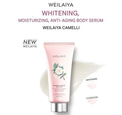 2pcs WEILAIYA Camellia Niacinamine Fragrance Body Lotion Anti Aging Skin