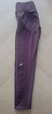 Fabletics Seamless Scrunch High Waisted Leggings. Size Medium Reg Burgundy