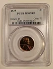 1935-P PCGS MS 65 RD LINCOLN WHEAT CENT PENNY CERTIFIED! 91 YEAR OLD COIN!