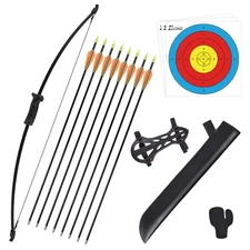 Archery Bow and Arrow Set Compound Kit Hunting Shooting for Kids Target Practice