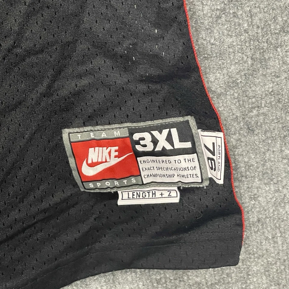 Camiseta deportiva de baloncesto vintage Y2K Nike Portland Trail Blazers Bonzi Wells #6 para hombre 3XL Foto 4 de 4