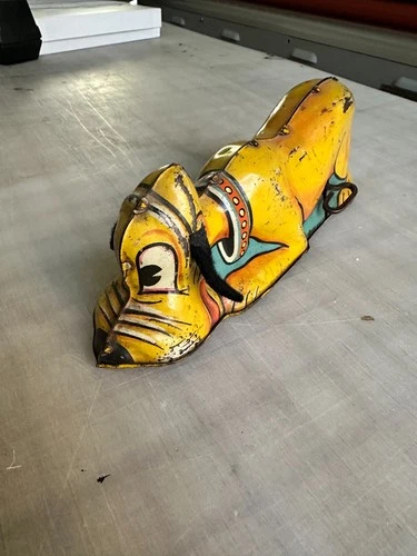 1939 MARX WALT DISNEY PLUTO METAL WIND UP DOG TOY