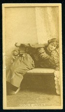 1890 N245 Kinney Sweet Caporal Actors & Actresses Cecile James *TF990