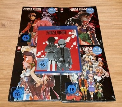  NEU! MIRAI NIKKI VOL.1,3,4,5 + OVA BLU-RAY DEUTSCH ANIME-SAMMLUNG 