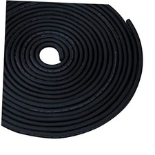 25 FT 8 AWG GA Full Gauge Battery Power Cable Ground Wire Frost Black OFC