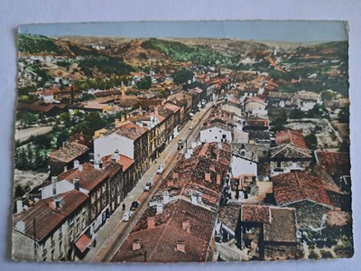 CPSM LORETTE vue aérienne  et Avenue Jean-jaurès  dept-42