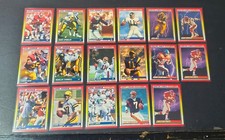 1990 NFL Rookies And Star Players Lot Of 17