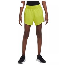 Nike One Big Kids' Girls' Dri-FIT High-Waisted Woven Training Shorts Large NWT