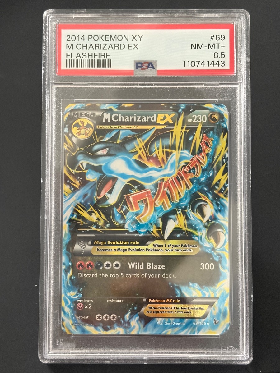 Pokémon M Charizard EX #69/106 Flashfire PSA 8.5 NM-MT+ | eBay