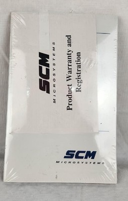 New Sealed SCM Microsystems Manual & 3.5'' Software Floppy Disk