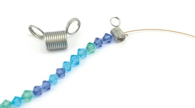 Beadalon Bead Stopper  prevent beads from falling off the end. Small 8 Pcs. #110
