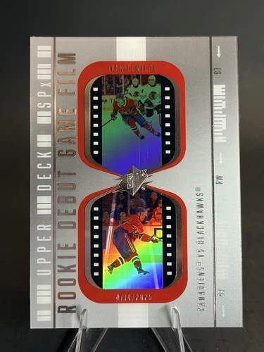 IVAN DEMIDOV 2025-26 Upper Deck SPx - #DN-1 Debut Game Film SP Rookie RC