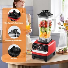 High-Speed Blender 2 Jugs Food Processor Smoothie Juicer Ice Crusher Mixer Home
