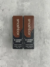 Smashbox Be Legendary Lipstick STRAIGHT UP .10oz/3g FULL SZ Lot Of 2