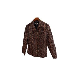 Coldwater Creek Womens Medium Tapestry Jacket Button Front whimsy Floral M
