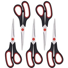 Scissors, Multipurpose office Scissors,8.5 Inch Ultra Sharp Shears, Black