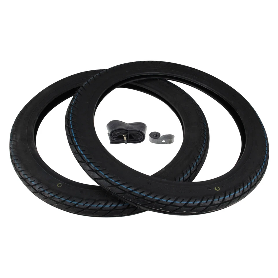 2x Reifen Kenda K208 2.50-17 (2 1/2 x 17) 38P TT + Schlauch + Felgenband - Bild 4 von 4