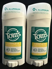 2 toms the original of maine lemon & bergamot 24hr complete protection 2.2oz ea