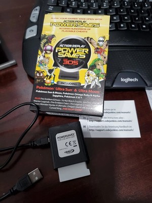 Action Replay Powersaves Cheat Device - For Nintendo 3DS Game Enhancements