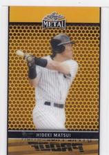 Hideki Matsui Leaf Metal 1/1 Pre-Production Proof