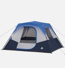BRAND NEW Ozark Trail 10  x 9' 6-Person Instant Cabin Tent with LED Lighted Hub 