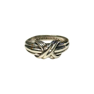 Tiffany & Co. シグネチャー リング 8号 Tiffany & Co. Sterling Silver Signature X Ring - Sz. 7.25 | eBay