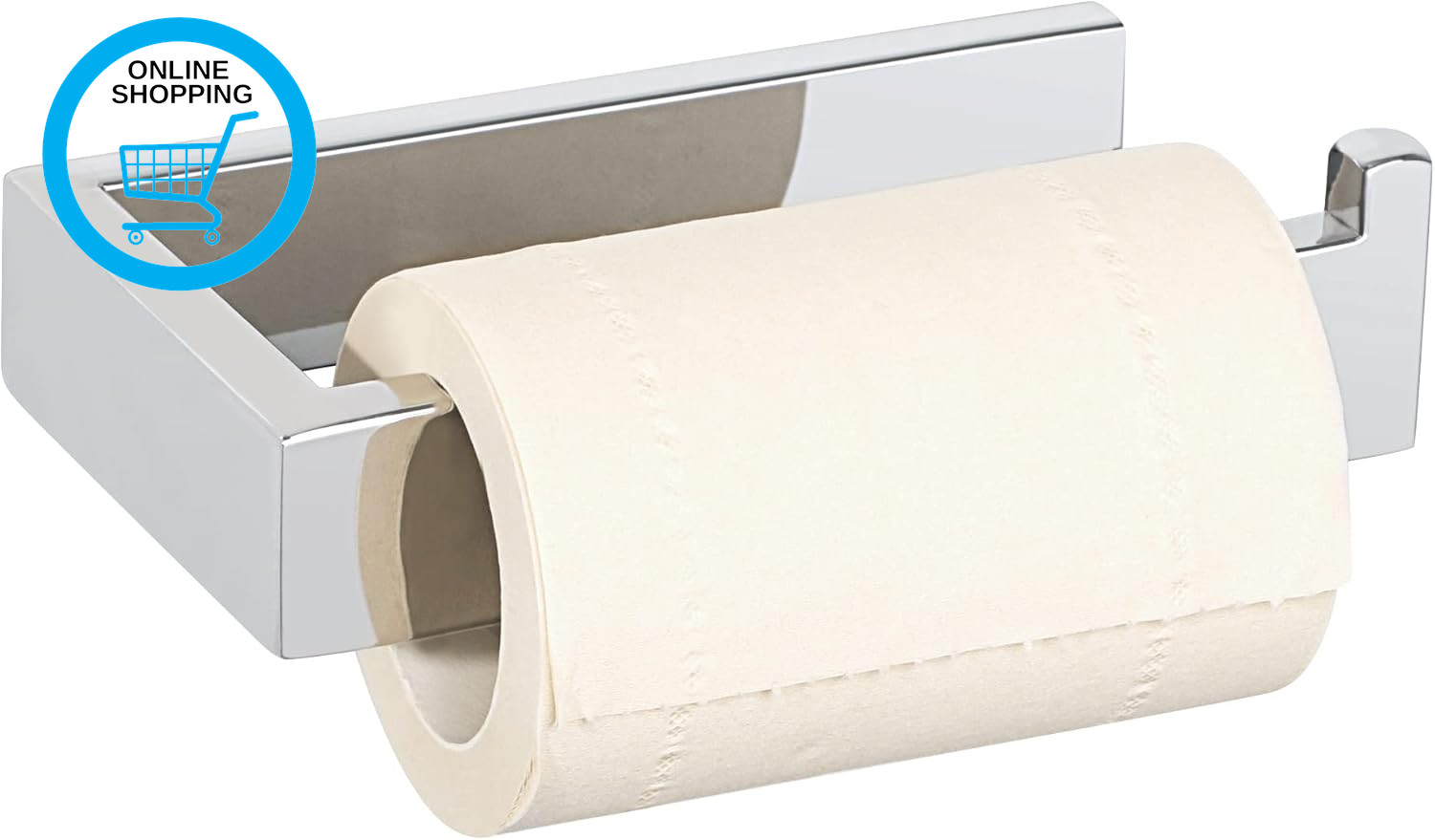 Toilet Roll Holder Wall Mounted SUS304 Stainless Steel Toilet Paper Holder for B