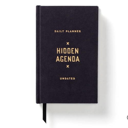Hidden Agenda Mini Undated Planner 4.75” x 7.5” – Daily Planner - Picture 1 of 8