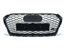 RS5 Optik Schwarz Wabengrill Kühlergrill Grill für AUDI A5 F5 S5 16-19 vor MOPF