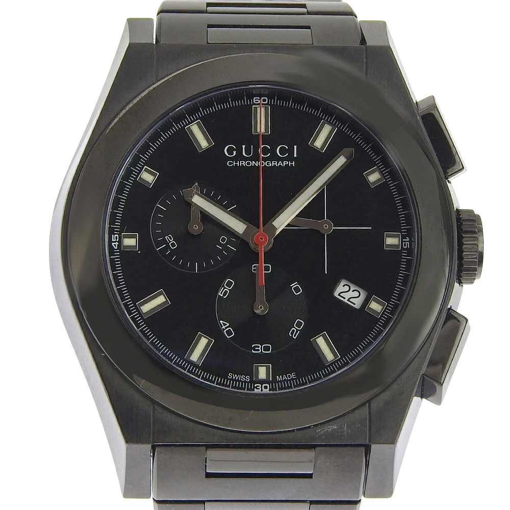 GUCCI Pantheon 115.2 Black Case Size 52mm x 44mm Men's Used Watch