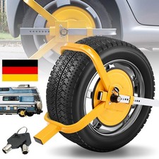 Radkralle Parkkralle Wegfahrsperre Auto Anhänger 13–15 Zoll Reifen bis 220 mm