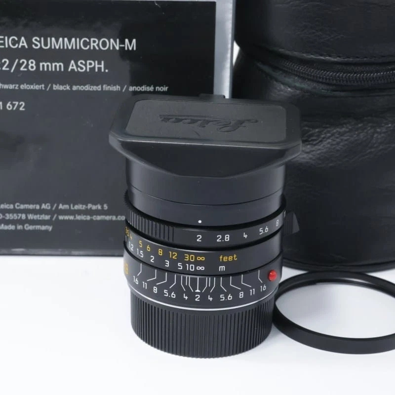 Leica SUMMICRON-M 28mm Focal f/2 Camera Lenses for sale | eBay