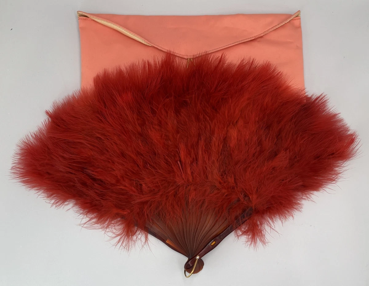 BRIGITTE Red\'g Body Italian Michael Terre Black Mohair Feather Hat Vintage MINT CIGARETTES & PEPPERMINTS BOLERO main image 3