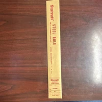 Starrett 610N 12in Rigid Steel Narrow Rule No. 10 Graduation 32nds/64ths