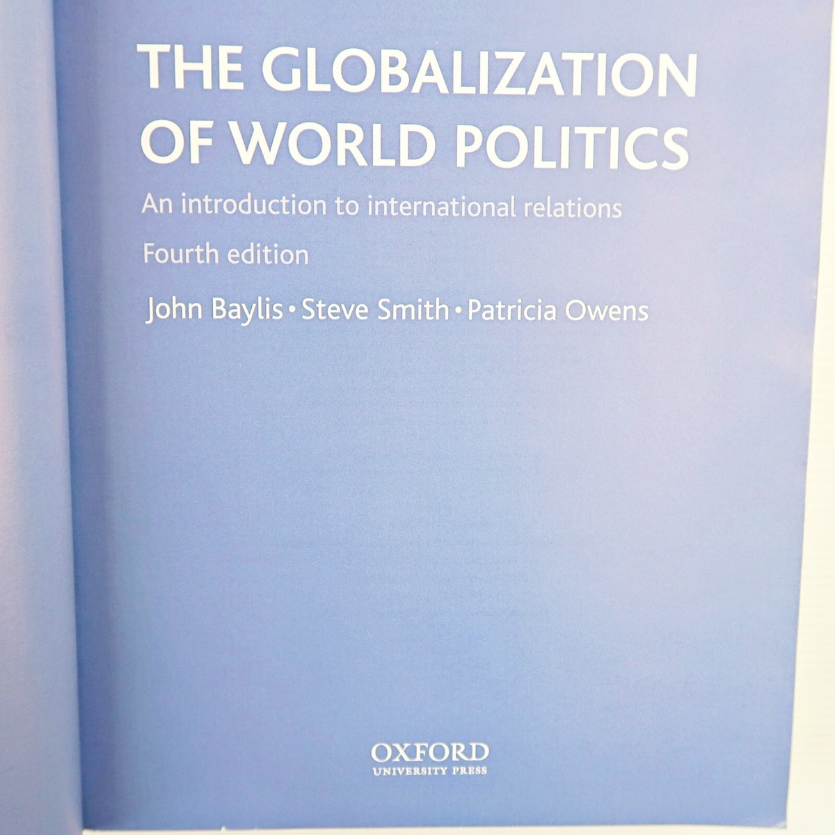 洋書 The Globalization of World Politics Amazon.com: The Globalization of World Politics: An