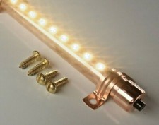 12-120cm / 4"-4ft  Custom Length Copper Light Fixture Plugin with Builtin Switch