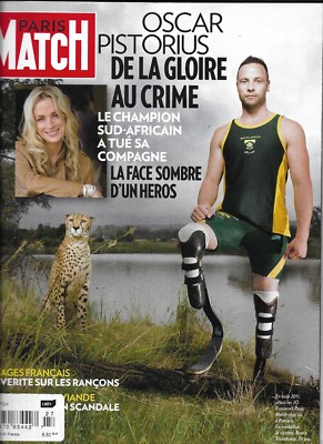 Paris Match Magazine Oscar Pistorius Jessica Chastain Natalie Portman Pope 2013