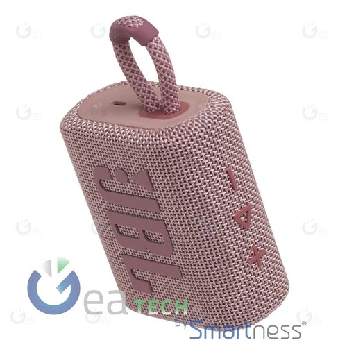 JBL GO 3 SPEAKER BLUETOOTH WATERPROOF IP67 CASSA ALTOPARLANTE PORTATILE ROSA - Zdjęcie 3 z 3