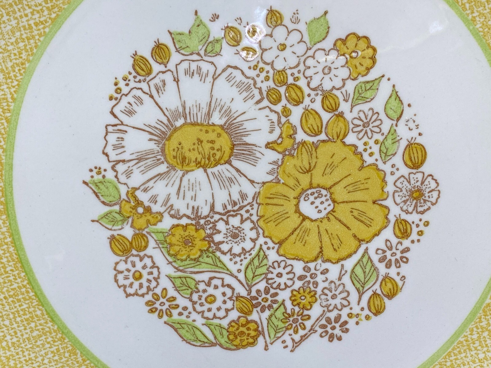 Taylor Smith Taylor "NOSEGAY" USA ~ 2 Piece Serving Set ~ Chop Plate and Bowl